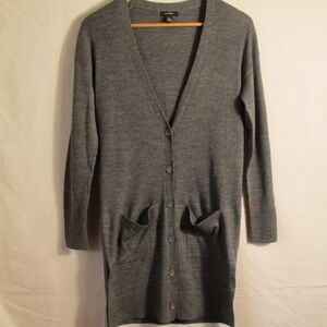 Halogen Gray Long Cardigan Sweater